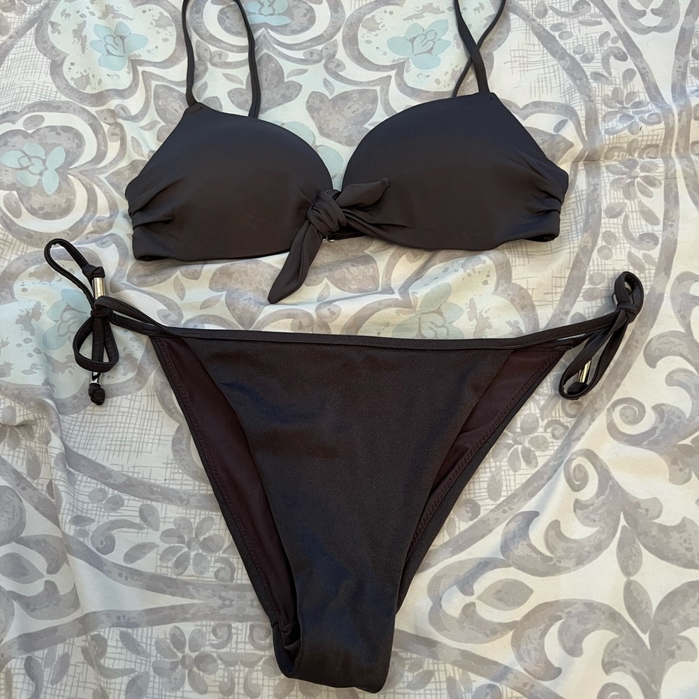Dark Grey Women's Bikini Set